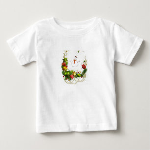 Camiseta Para Bebê Natal do Baby T-Shirt