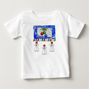 Camiseta Para Bebê Natal do Baby T-Shirt