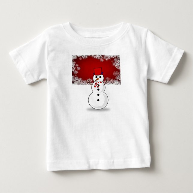 Camiseta Para Bebê Natal do Baby T-Shirt (Frente)