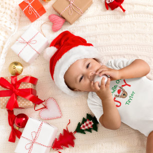 Camiseta Para Bebê Natal Feixe de Alegria
