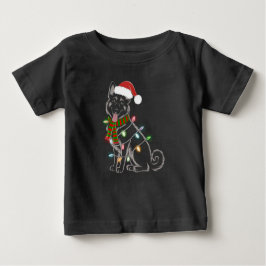 Camiseta Para Bebê Natal para cães german shepherd
