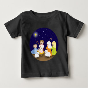 Camiseta Para Bebê Natividade do Senhor