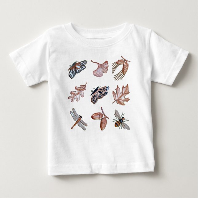 Camiseta Para Bebê Nature Baby T-Shirt (Frente)