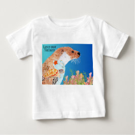 Camiseta Para Bebê Nature Otter