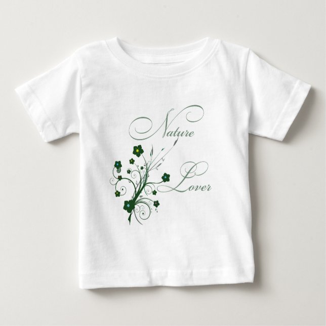 Camiseta Para Bebê NatureLover (Frente)