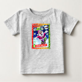 Camiseta Para Bebê Naughty or nice, choose your list