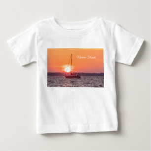 Camiseta Para Bebê Nave-vela, Sunrise Baby Toddler, T-shirt
