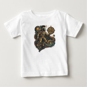 Camiseta Para Bebê Navegue pelas Estrelas – Cósmico Inspirador