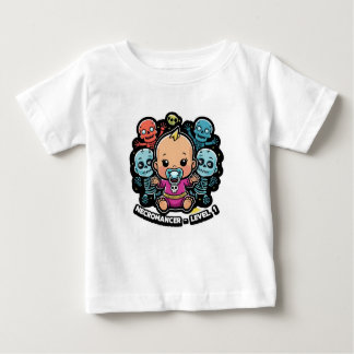 Camiseta Para Bebê Necromante - Nível 1