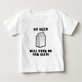 Camiseta Para Bebê Nenhum leite será nunca nosso leite