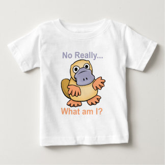 Camiseta Para Bebê Nenhum realmente… Que são mim? Platypus