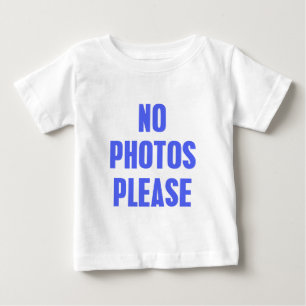 Camiseta Para Bebê Nenhuma foto satisfaz