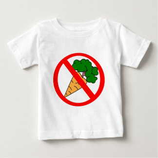 Camiseta Para Bebê Nenhumas cenouras!