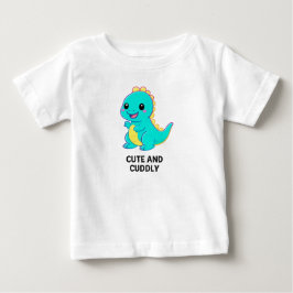 Camiseta Para Bebê Neon Dino Kawaii – Fofo e Aconchegante