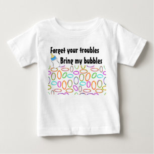 Camiseta Para Bebê Neon Ovais