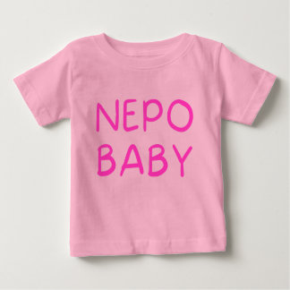 Camiseta Para Bebê Nepo Baby T-Shirt Engraçado