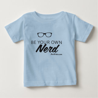 Camiseta Para Bebê Nerd minúsculos