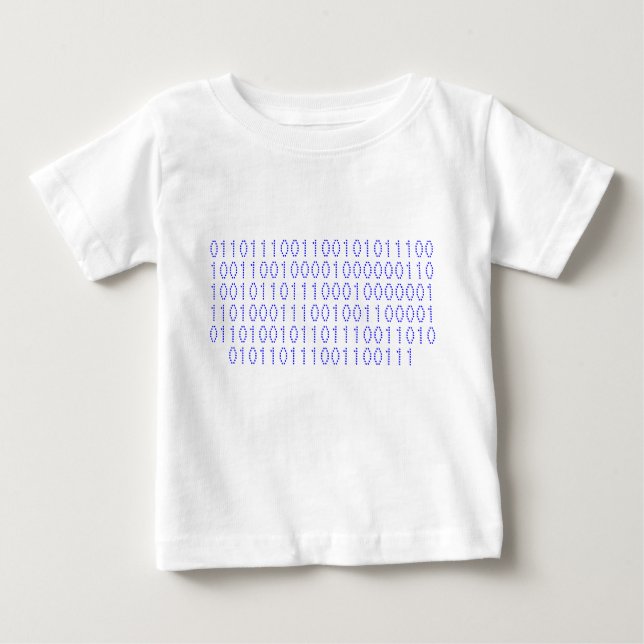 Camiseta Para Bebê Nerd no treinamento (Frente)