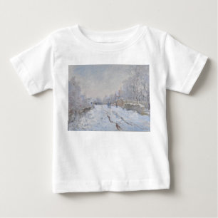 Camiseta Para Bebê Neve na Argentina (por Claude Monet)