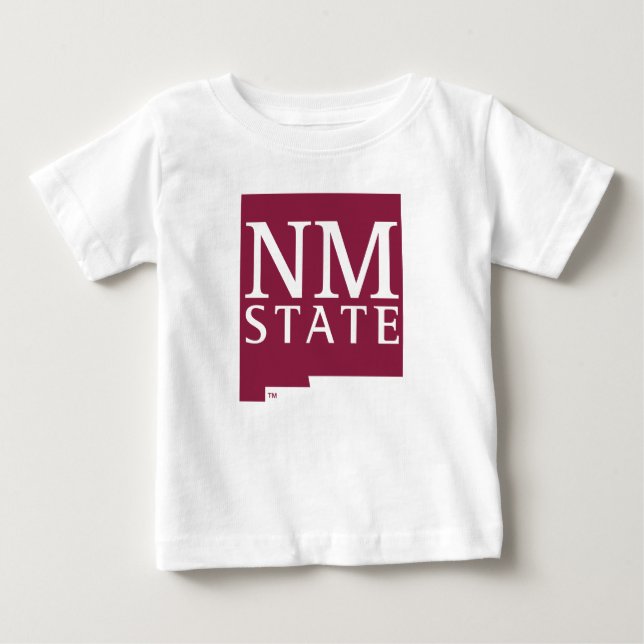 Camiseta Para Bebê New Mexico State (Frente)