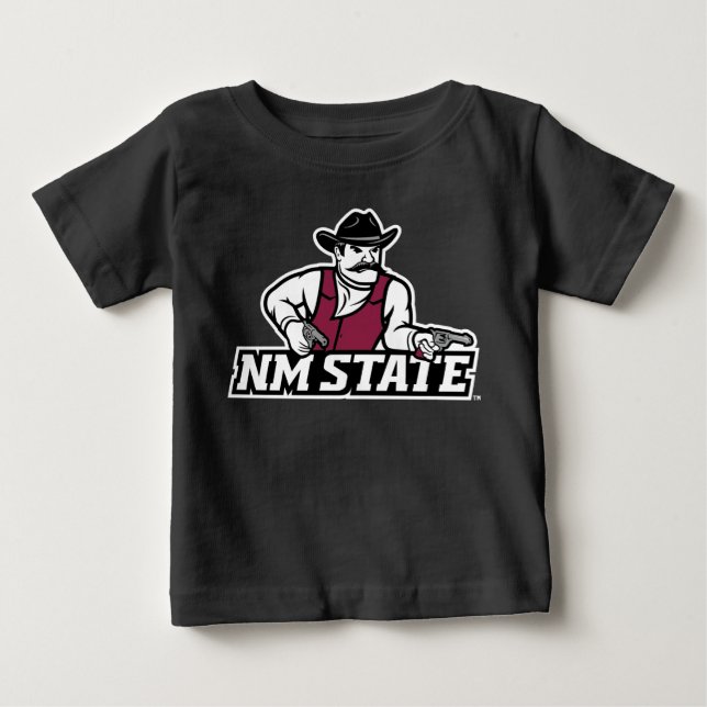Camiseta Para Bebê New Mexico State Aggies (Frente)