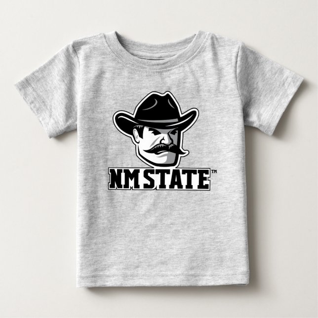 Camiseta Para Bebê New Mexico State Aggies (Frente)