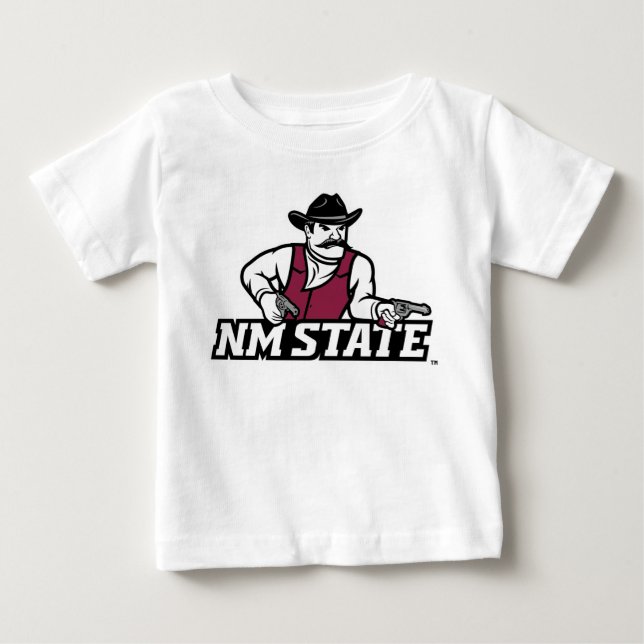 Camiseta Para Bebê New Mexico State Aggies (Frente)