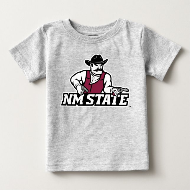 Camiseta Para Bebê New Mexico State Aggies (Frente)