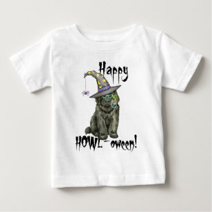 Camiseta Para Bebê Newfie Witch