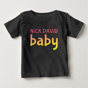 Camiseta Para Bebê NiCK DAViD baby - Logotipo Kid City