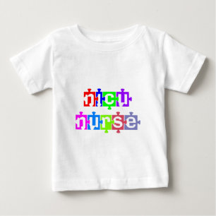CAMISETA PARA BEBÊ NICU NURSE QUEBRA-CABEÇA PIECE