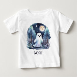 Camiseta Para Bebê Niedliches Gespenst Geist im Wald
