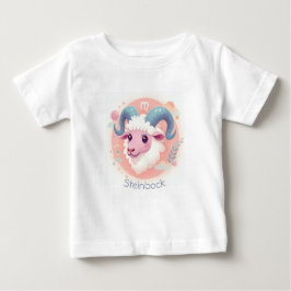 Camiseta Para Bebê Niedliches Sternzeichen Design Steinbock