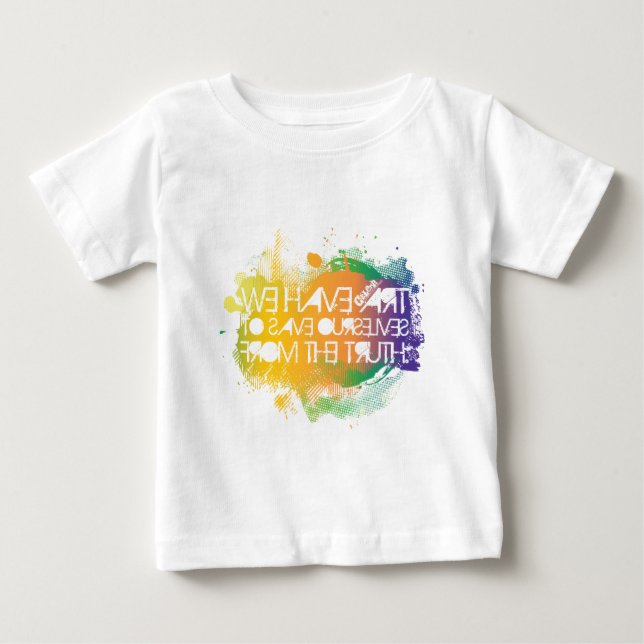 Camiseta Para Bebê Nietzsche (Frente)