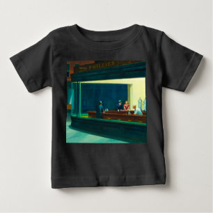Camiseta Para Bebê Nighthawks, 1942 por Edward Hopper
