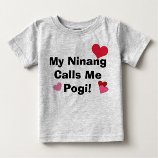 Camiseta Para Bebê Ninang me ama