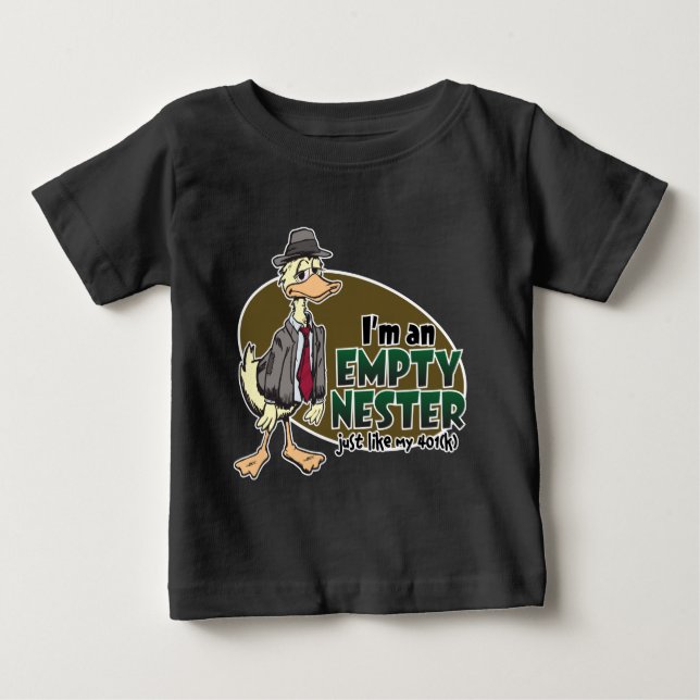 Camiseta Para Bebê Ninho vazio (Frente)