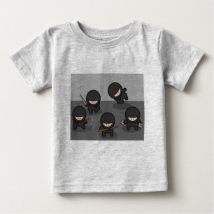 Camiseta Para Bebê Ninja Baby Tee