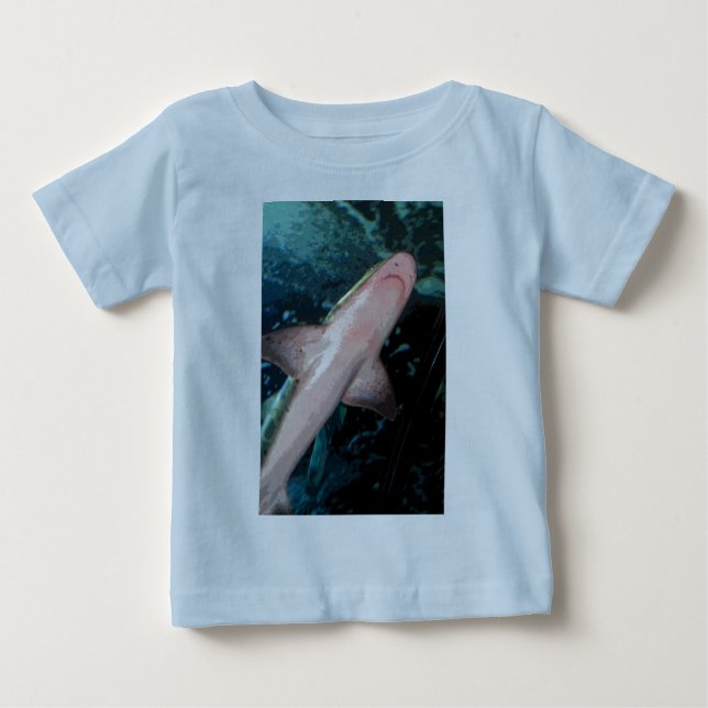 Camiseta Para Bebê NJ Shark CB (Frente)