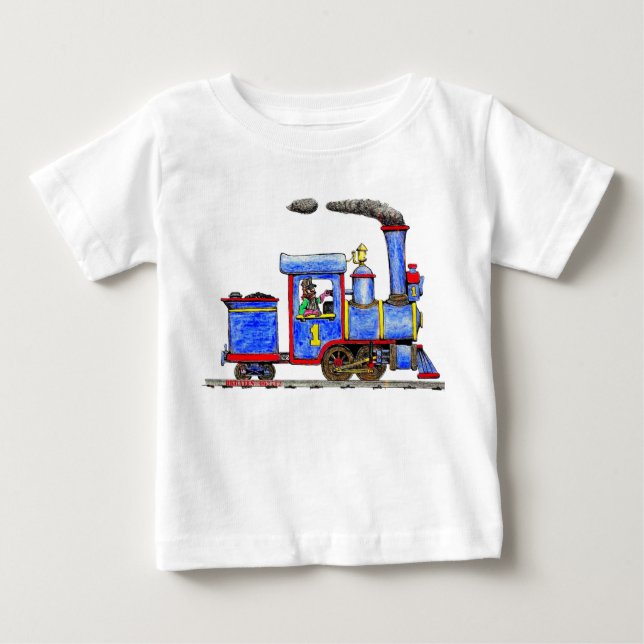 Camiseta Para Bebê No1 do motor (Frente)