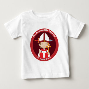 Camiseta Para Bebê Nó de escota de St Thomas