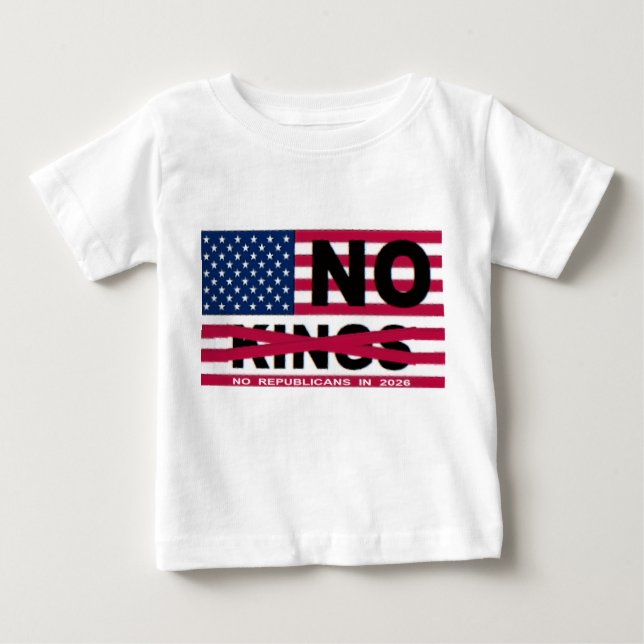 CAMISETA PARA BEBÊ NO KINGS (Frente)