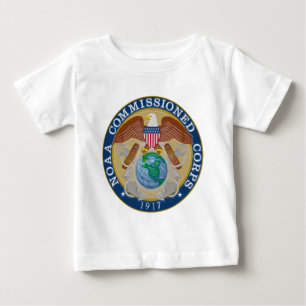 Camiseta Para Bebê NOAA — selo do Corps