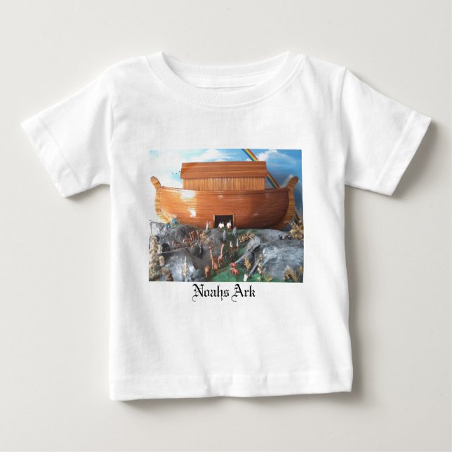 Camiseta Para Bebê Noahs Ark Baby Roupa (Frente)