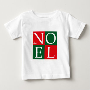 Camiseta Para Bebê NOEL do Natal do pop art