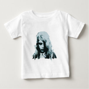 Camiseta Para Bebê Noite da garota viva do zumbi