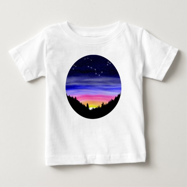 Camiseta Para Bebê Noite de Diamond (Frente)
