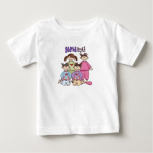 Camiseta Para Bebê Noite de Menina