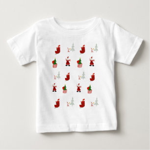 Camiseta Para Bebê Noite de Natal - Diversão de Bebê