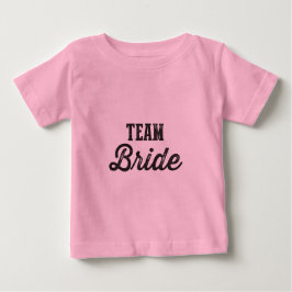 Camiseta Para Bebê Noiva de Equipe